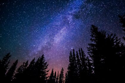 starry night sky constellation